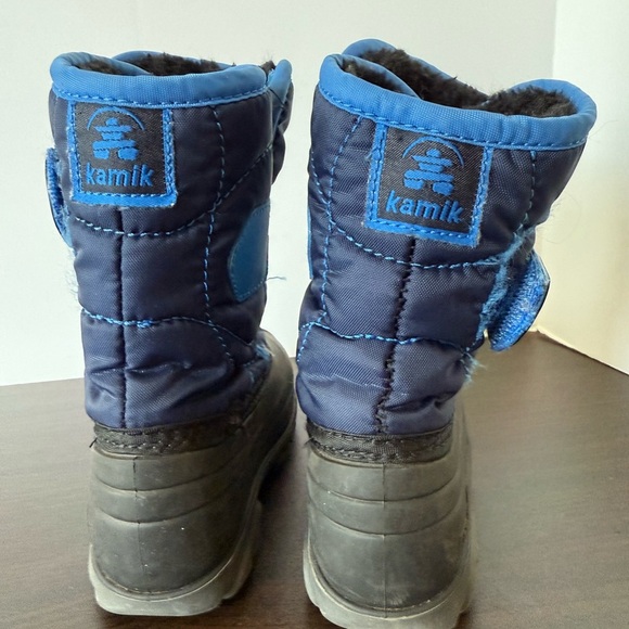 Kamik Kids' Navy and Black Snow Boots - Picture 3 of 4